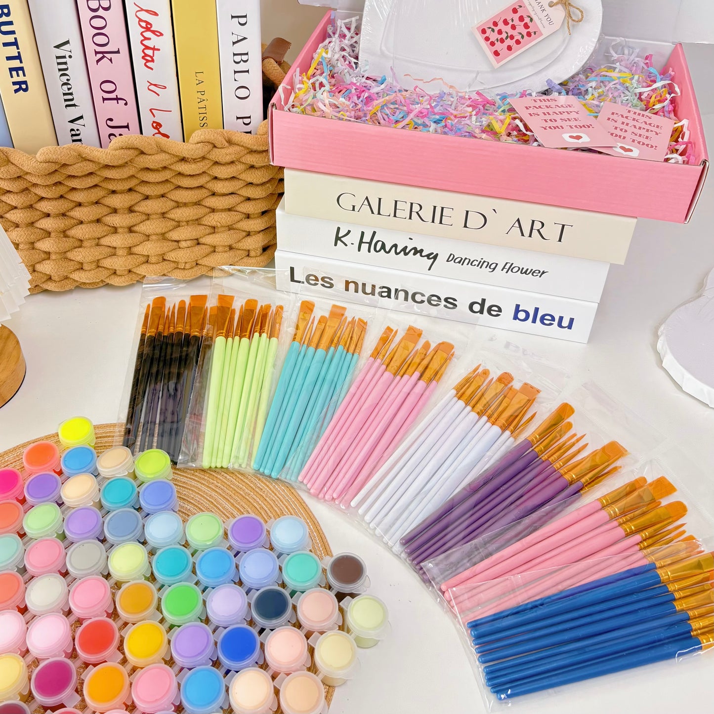Assorted Artist Short Paint Brush Set