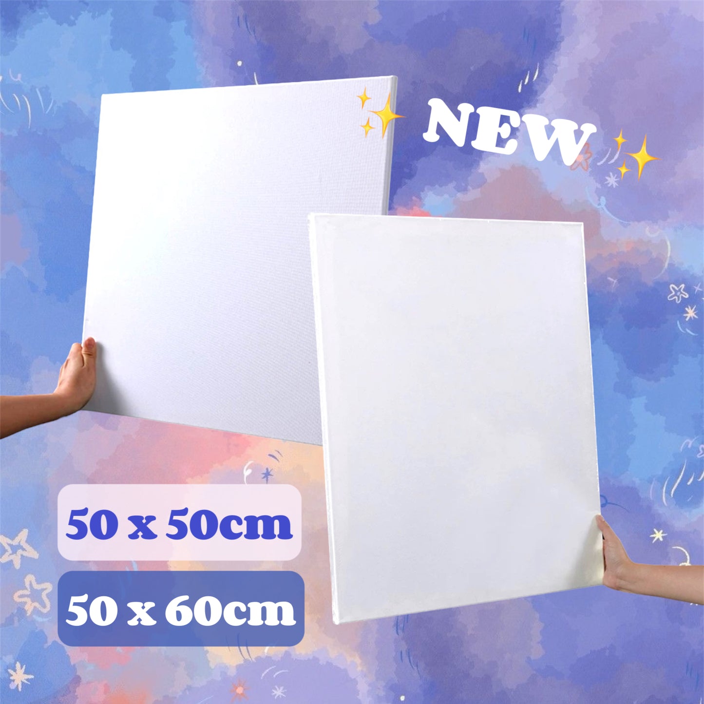 Square & Rectangle Cotton Painting Canvas