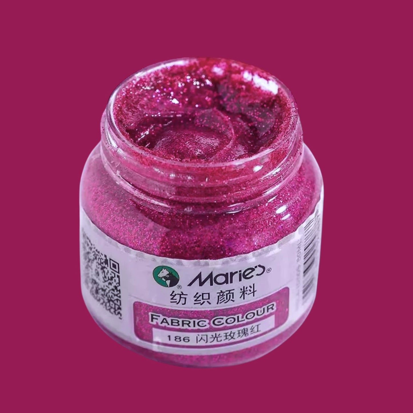 Marie’s Neon Metallic Glitter Fabric Paint 50ml