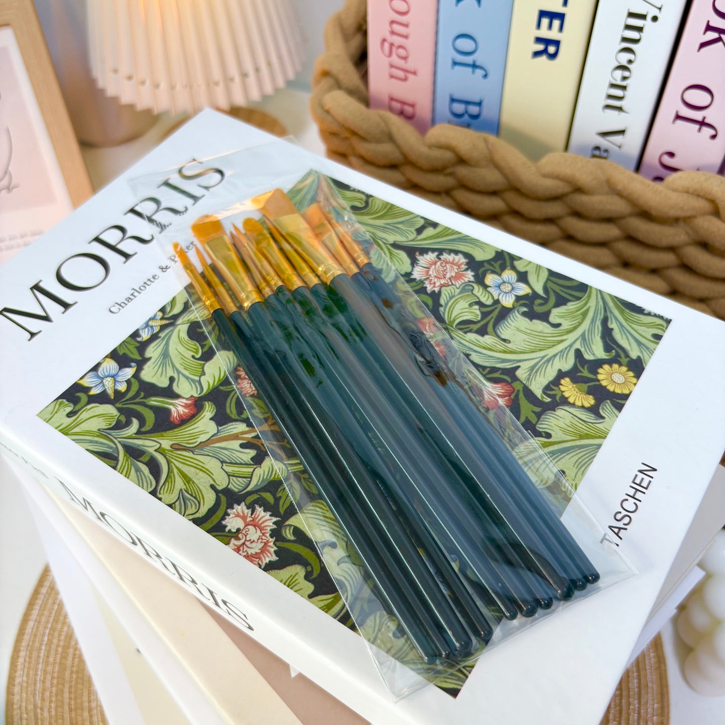 Assorted Artist Short Paint Brush Set
