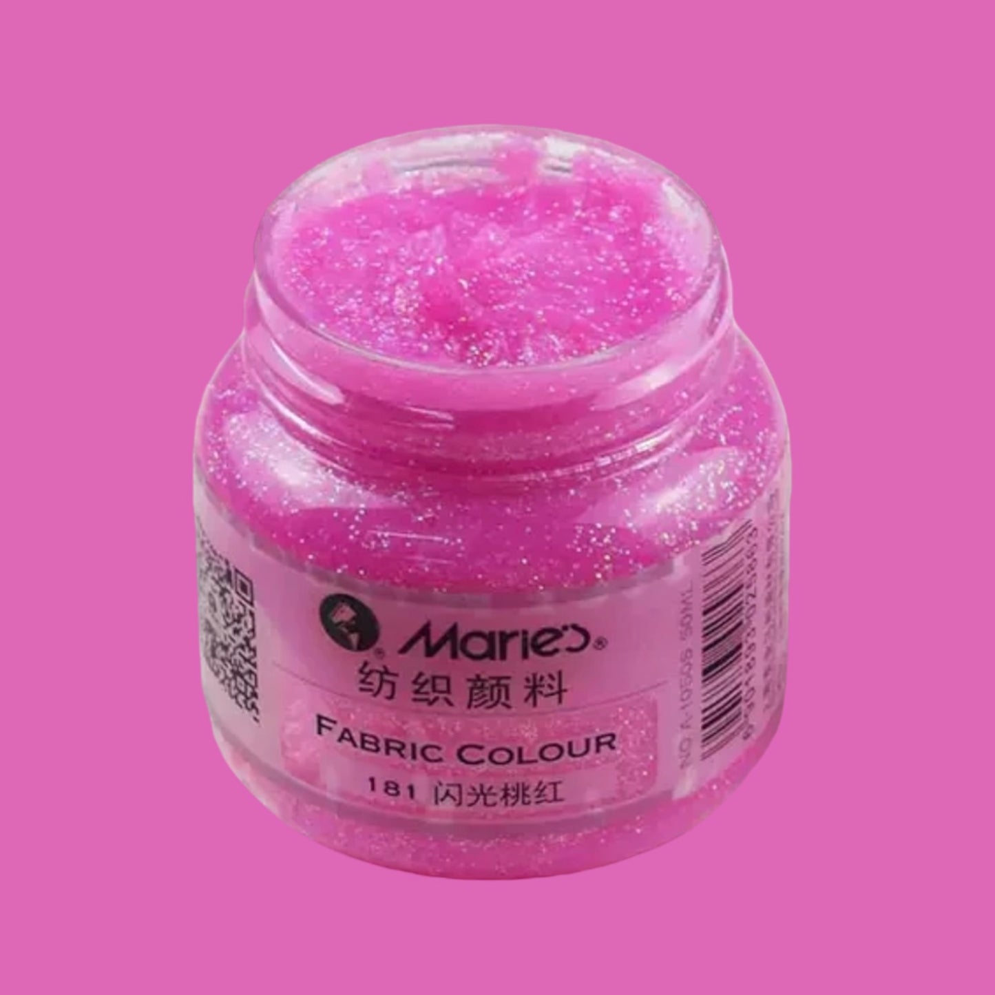 Marie’s Neon Metallic Glitter Fabric Paint 50ml