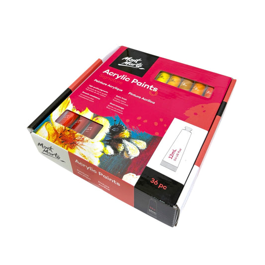 Mont Marte Acrylic Color Paint Set Signature 12ml 36pcs