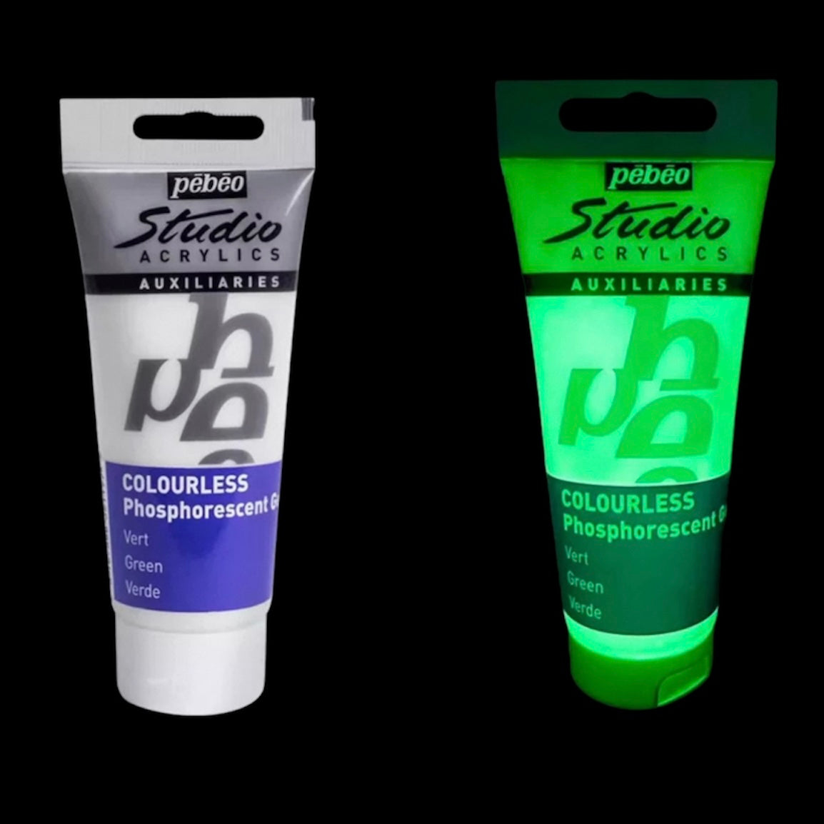 Pebeo Studio Acrylics Phosphorescent Gel 100ml