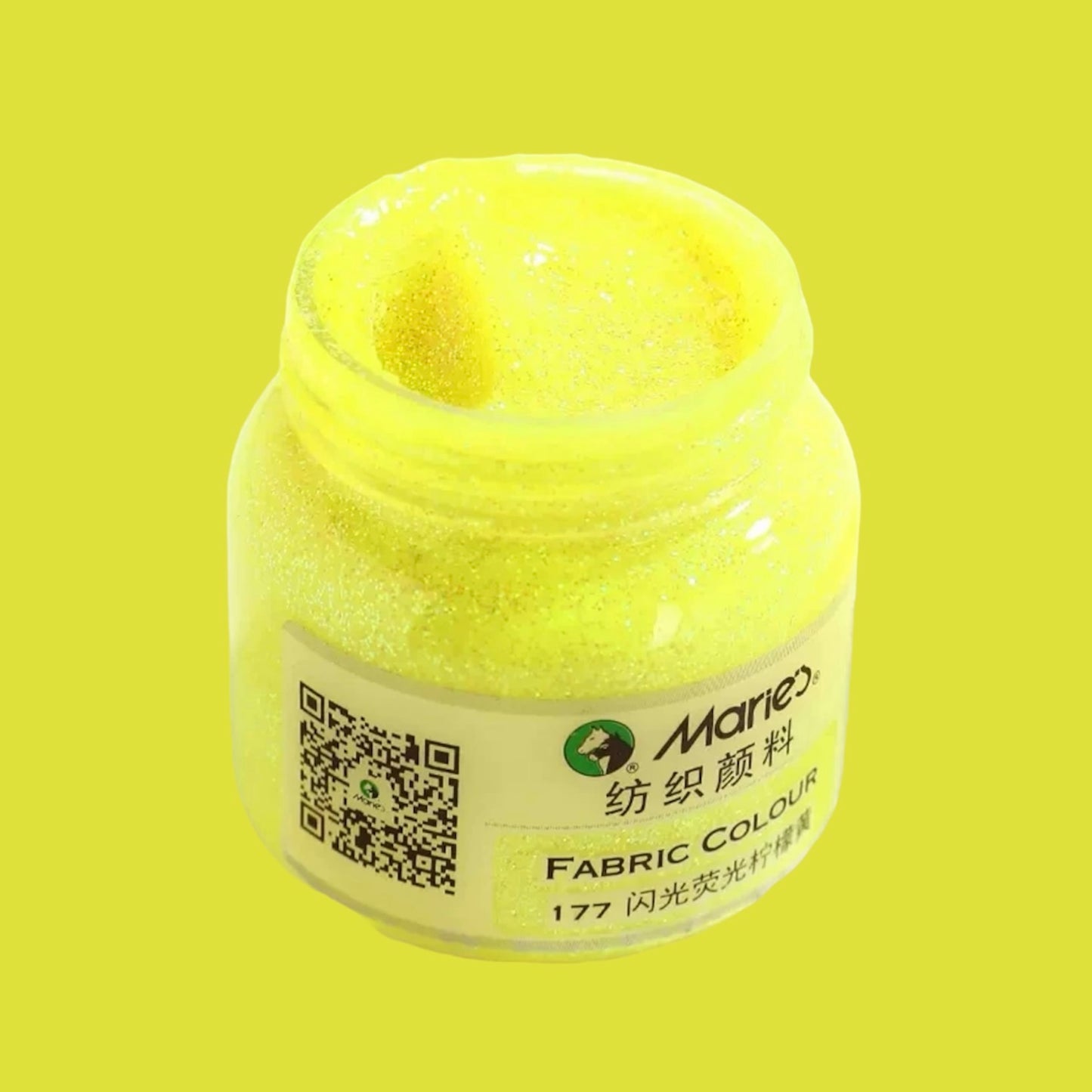 Marie’s Neon Metallic Glitter Fabric Paint 50ml