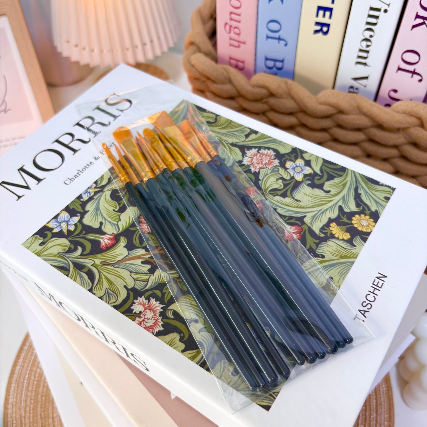 Assorted Artist Short Paint Brush Set