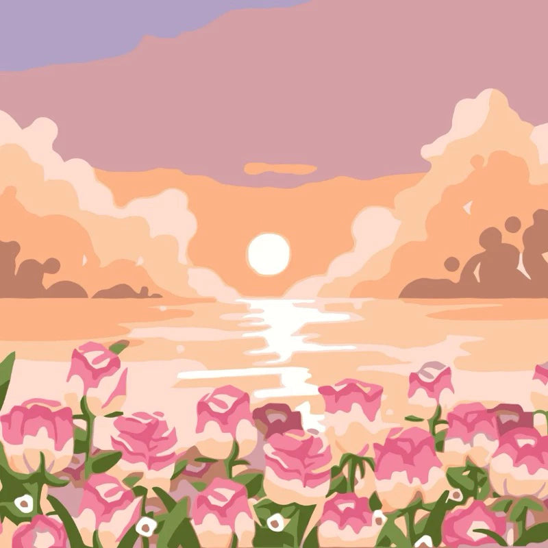 DIY Paint By Numbers - Scenic Acrylic Painting Kit Part 1