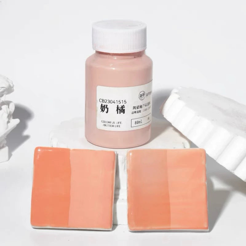 Ceramic Clay Underglaze Pottery Pastel Paint 80ml