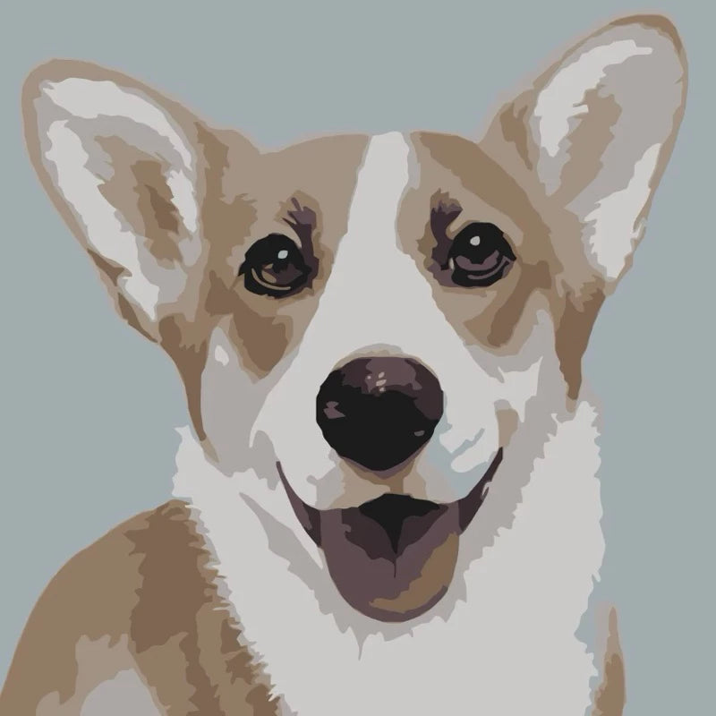 DIY Paint By Numbers - Pets Acrylic Painting Kit