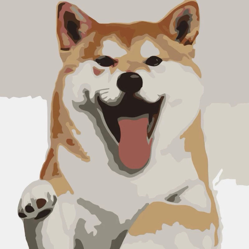 DIY Paint By Numbers - Pets Acrylic Painting Kit