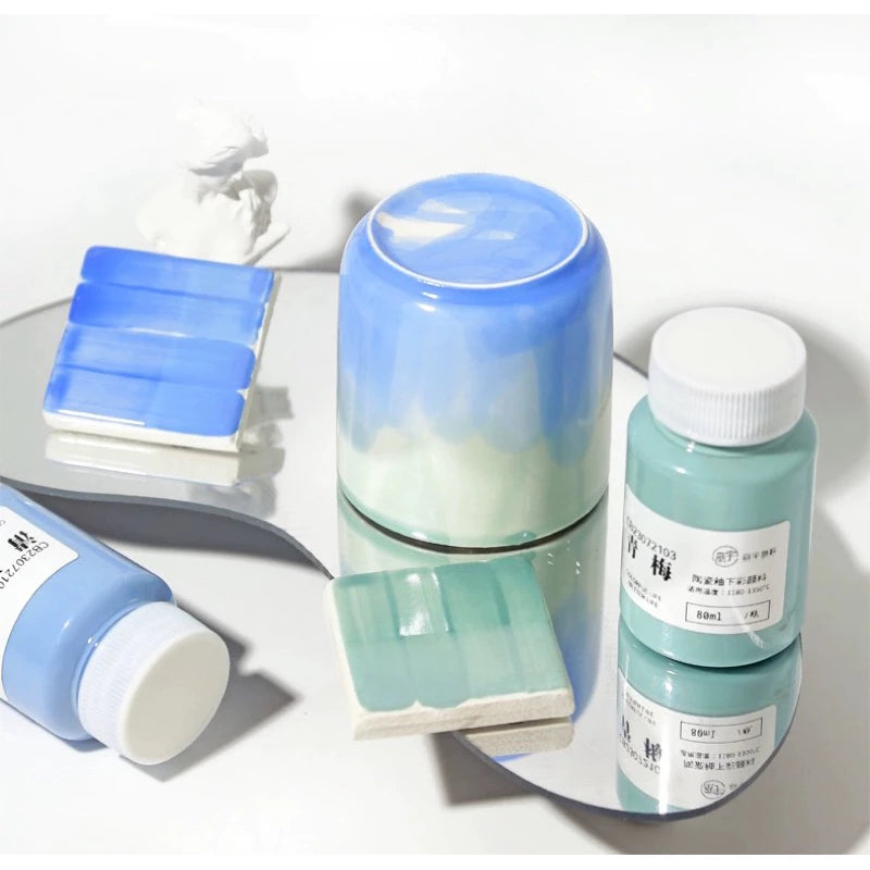 Ceramic Clay Underglaze Pottery Pastel Paint 80ml