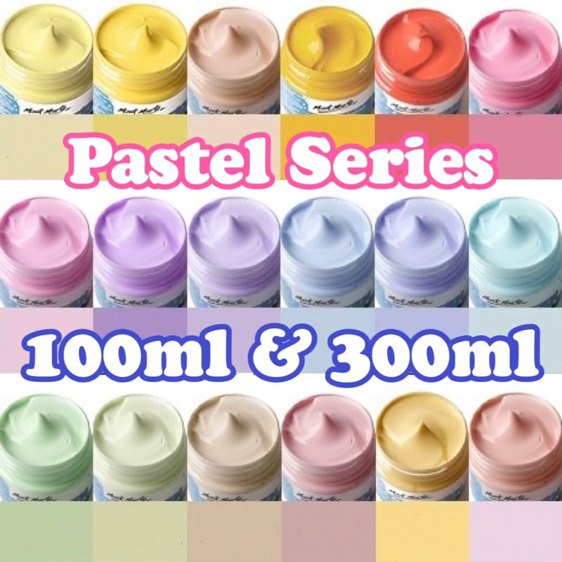 Mont Marte Pastel Acrylic Paint 100ml & 300ml