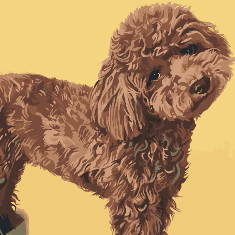 DIY Paint By Numbers - Pets Acrylic Painting Kit
