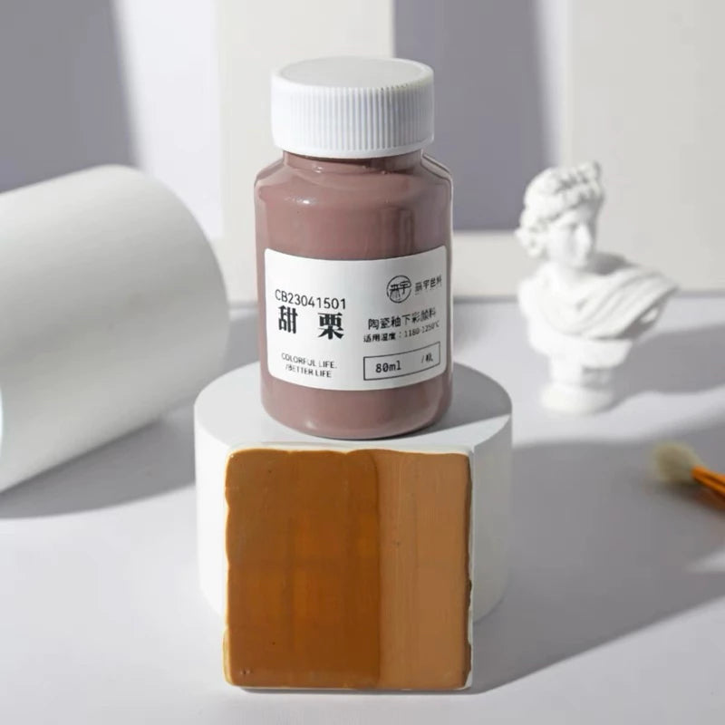 Ceramic Clay Underglaze Pottery Pastel Paint 80ml