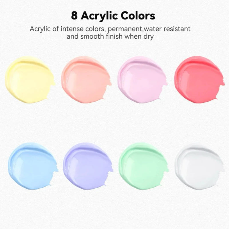 Art Ranger Studio Acrylic Paint Pastel Set 22ml 8pcs