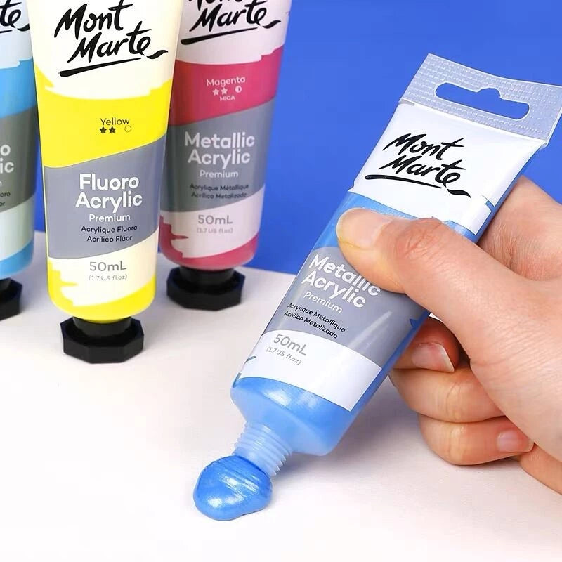 Mont Marte Metallic Acrylic Paint 50ml
