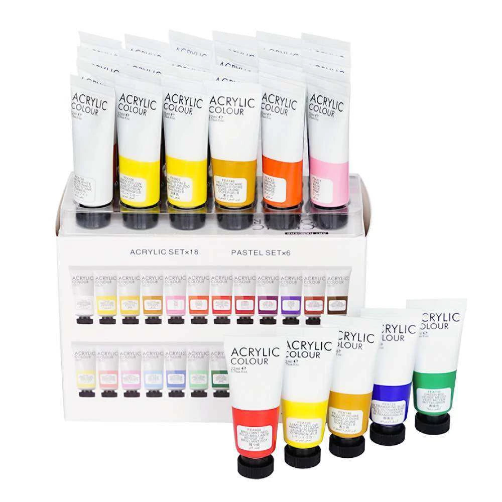 Art Ranger Studio Acrylic Paint Set 22ml 24pcs