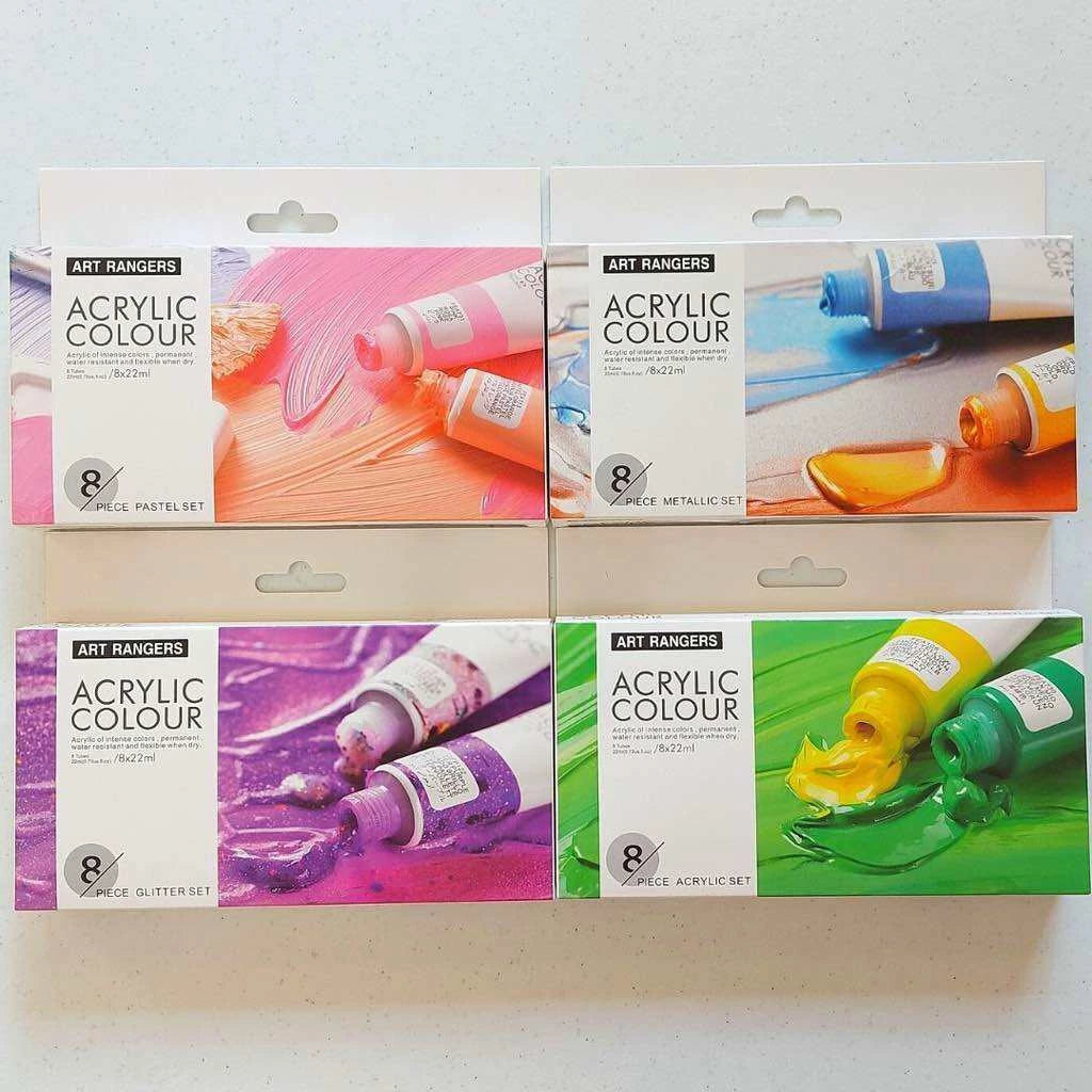 Art Ranger Studio Acrylic Paint Set 22ml 8pcs