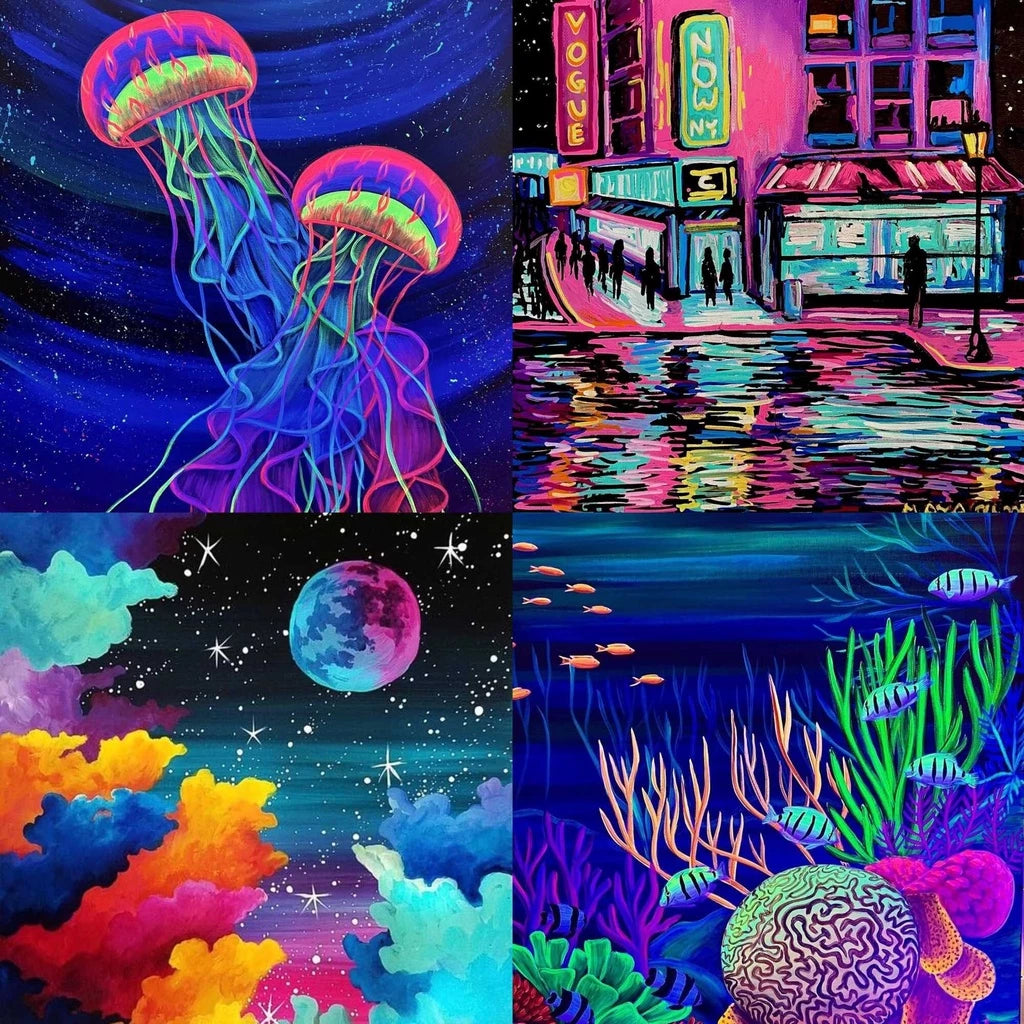 Art Ranger Studio Acrylic Paint Neon Set 22ml 8pcs