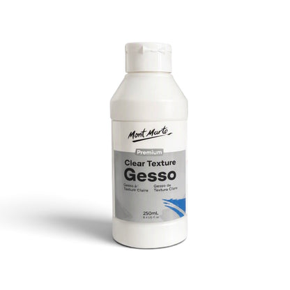 Mont Marte Clear Texture Gesso Premium 250ml & 500ml