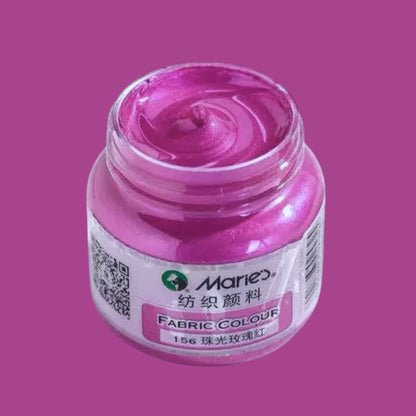 Marie’s Neon Metallic Glitter Fabric Paint 50ml