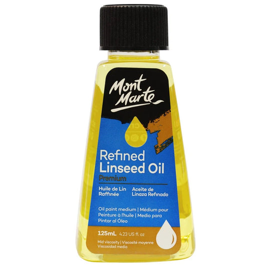 Mont Marte Refined Linseed Oil Premium 125ml