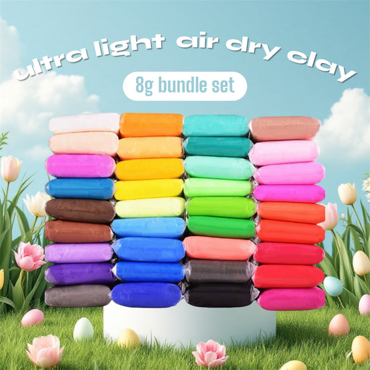 Ultra Light Air Dry Clay Set 8g 36pcs