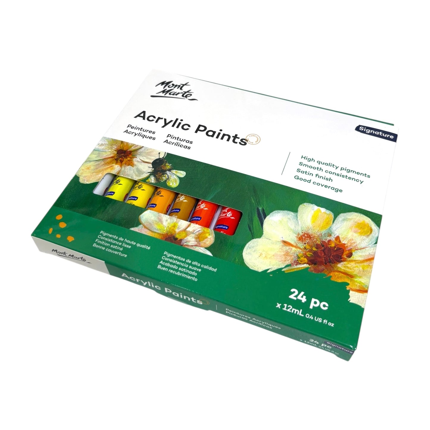 Mont Marte Acrylic Color Paint Set Signature 12ml 24pcs
