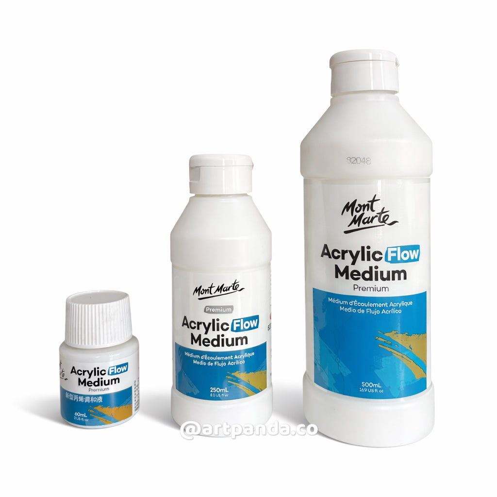 Mont Marte Acrylic Flow Medium Premium 60ml, 250ml & 500ml