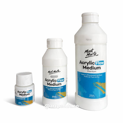 Mont Marte Acrylic Flow Medium Premium 60ml, 250ml & 500ml