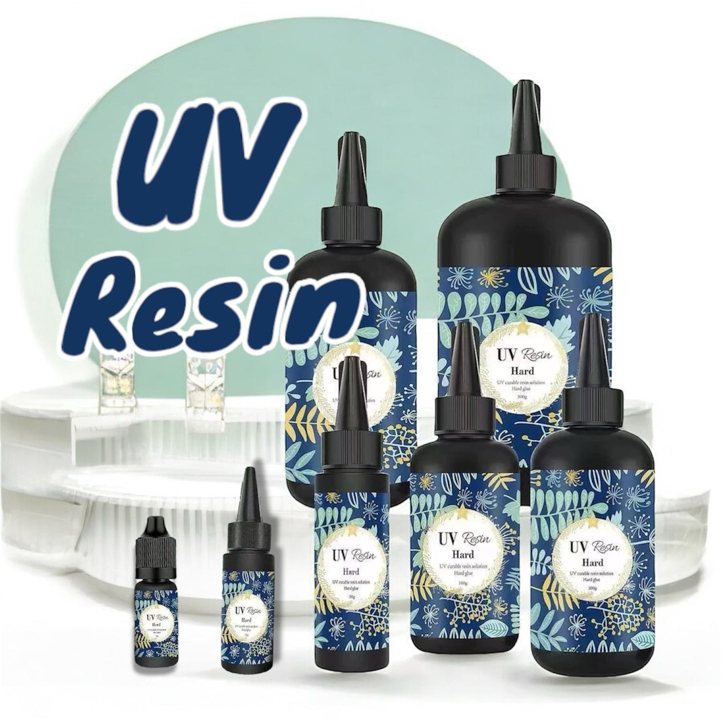 Clear Transparent UV Resin 10 - 500g