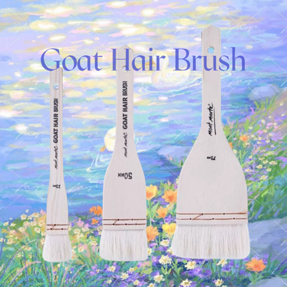 Mont Marte Goat Hair Flat Paint Brush