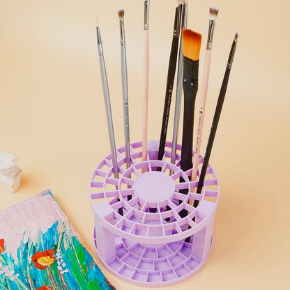 Standing Paint Brush Holder & Organizer