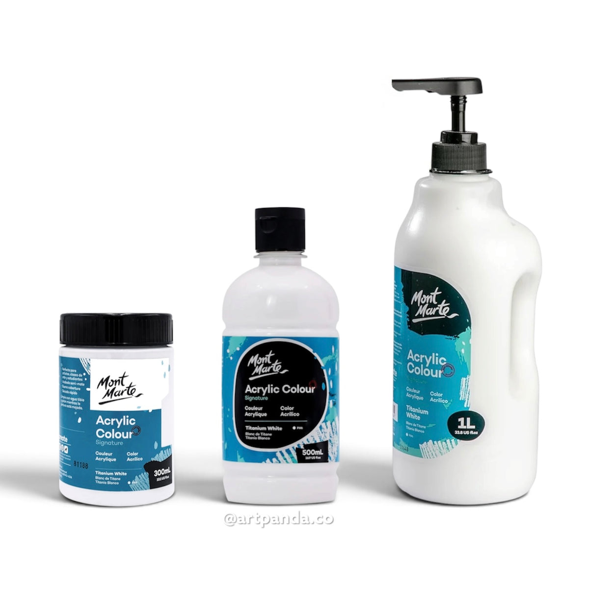 Mont Marte Titanium White Acrylic Paint