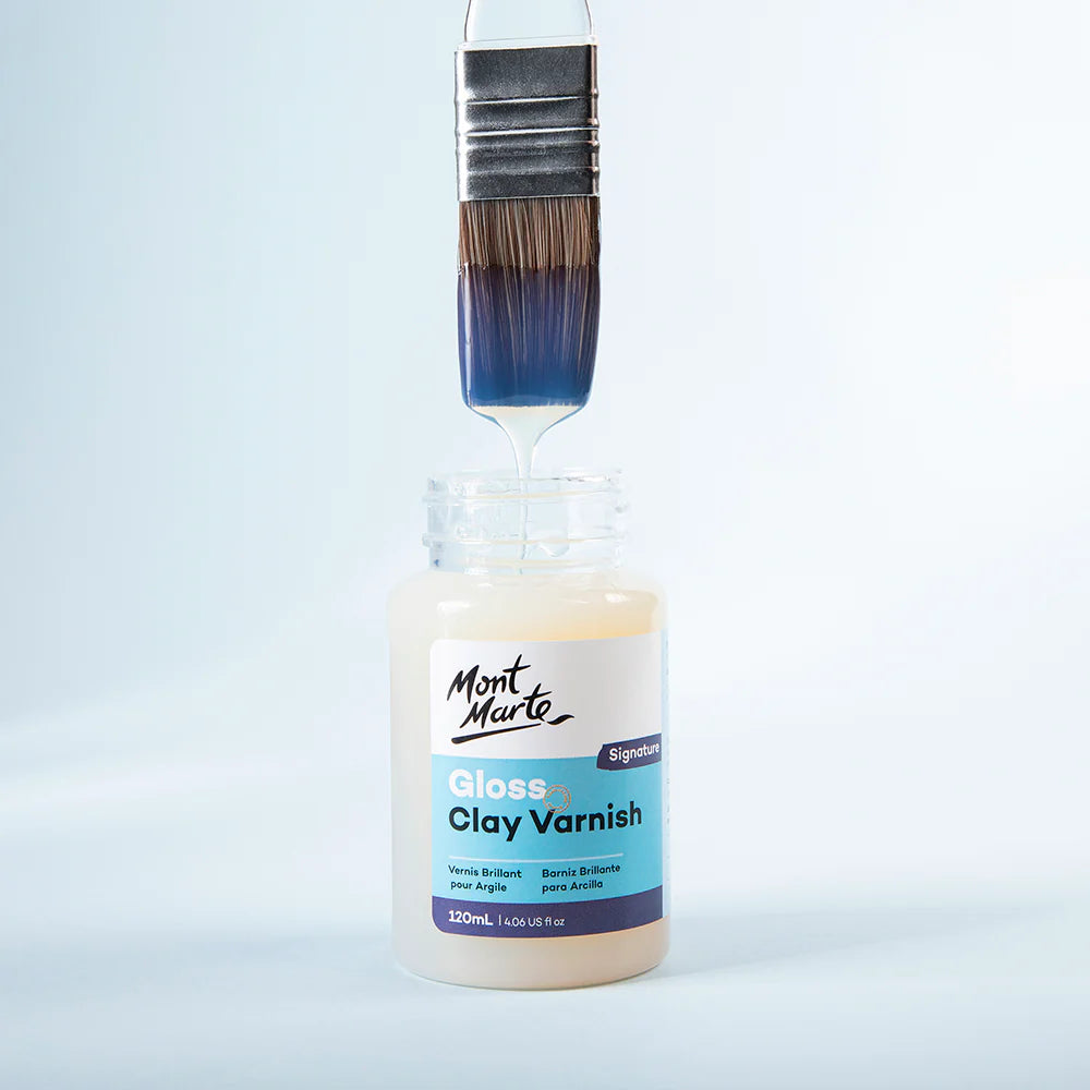 Mont Marte Gloss Clay Varnish Signature 20ml, 60ml & 120ml