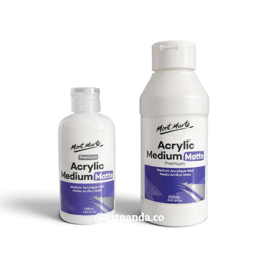 Mont Marte Acrylic Medium Matte Premium 135ml & 250ml