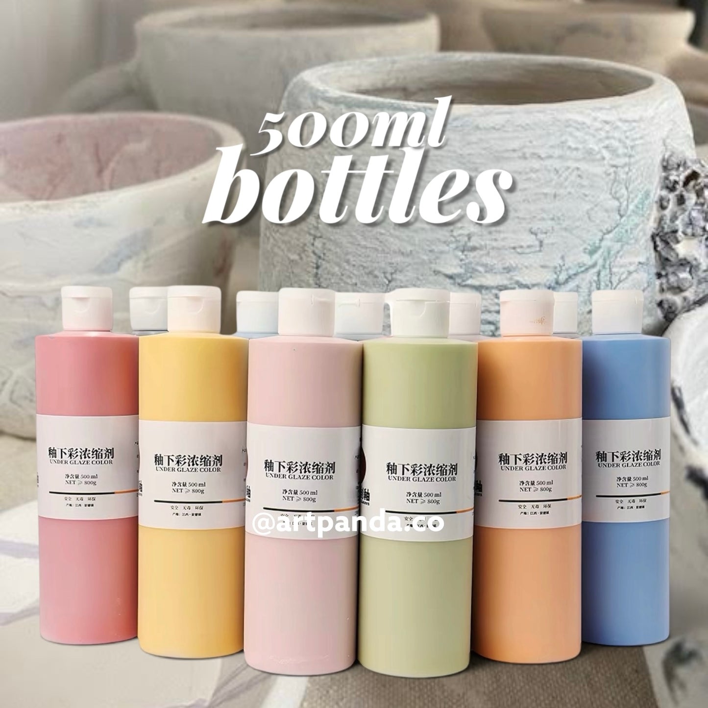 Ceramic Underglaze Pottery Paint 500ml