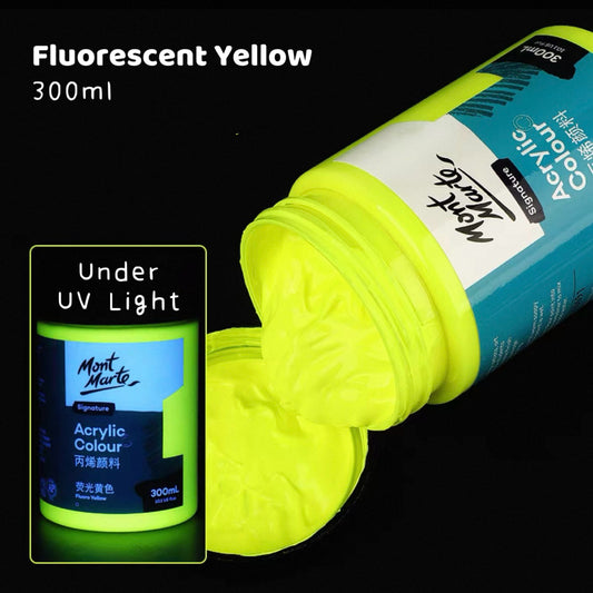 Mont Marte Fluorescent Acrylic Paint 300ml