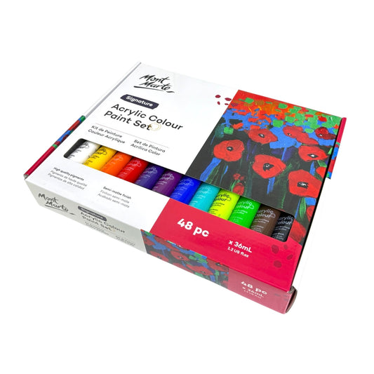 Mont Marte Acrylic Color Paint Set 36ml 48pcs