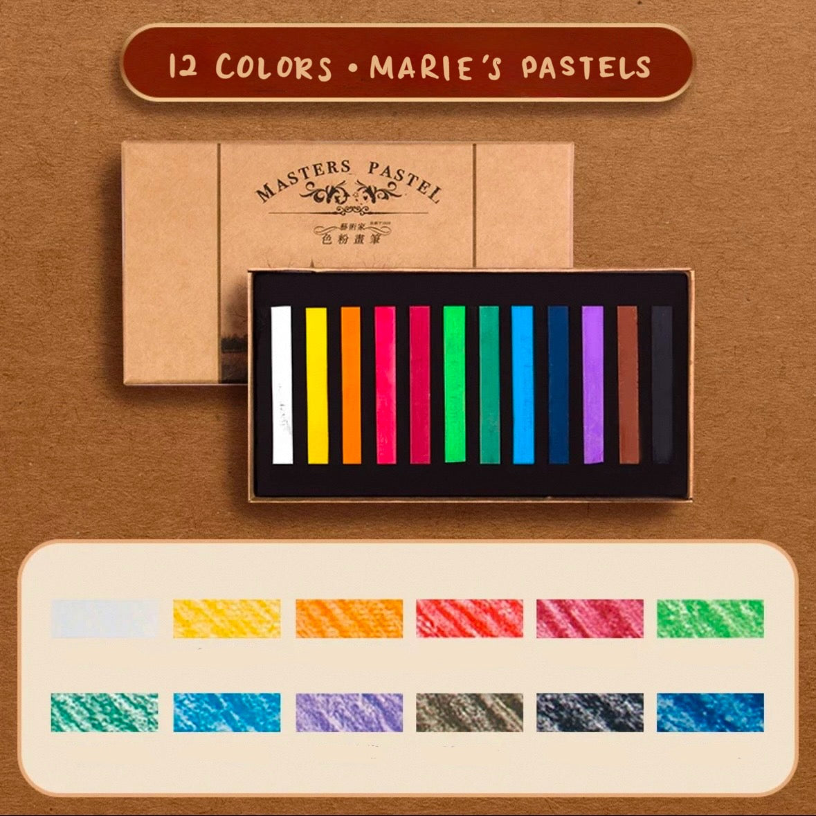 Marie’s Masters Soft Pastels 12pcs