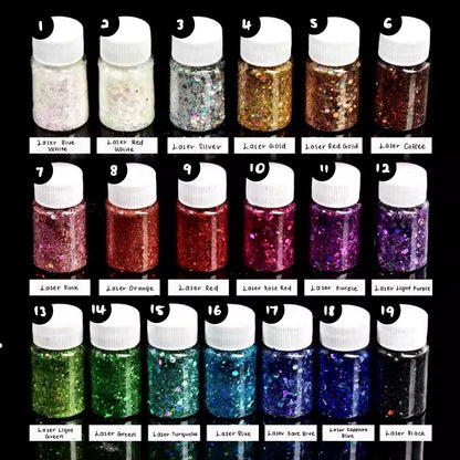 Rainbow Laser Glitter 20ml