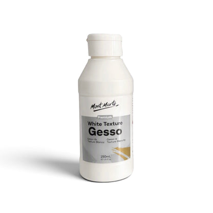 Mont Marte White Texture Gesso Premium 250ml & 500ml