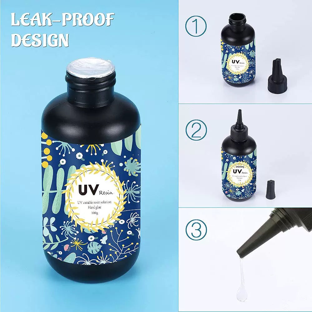 Clear Transparent UV Resin 10 - 500g