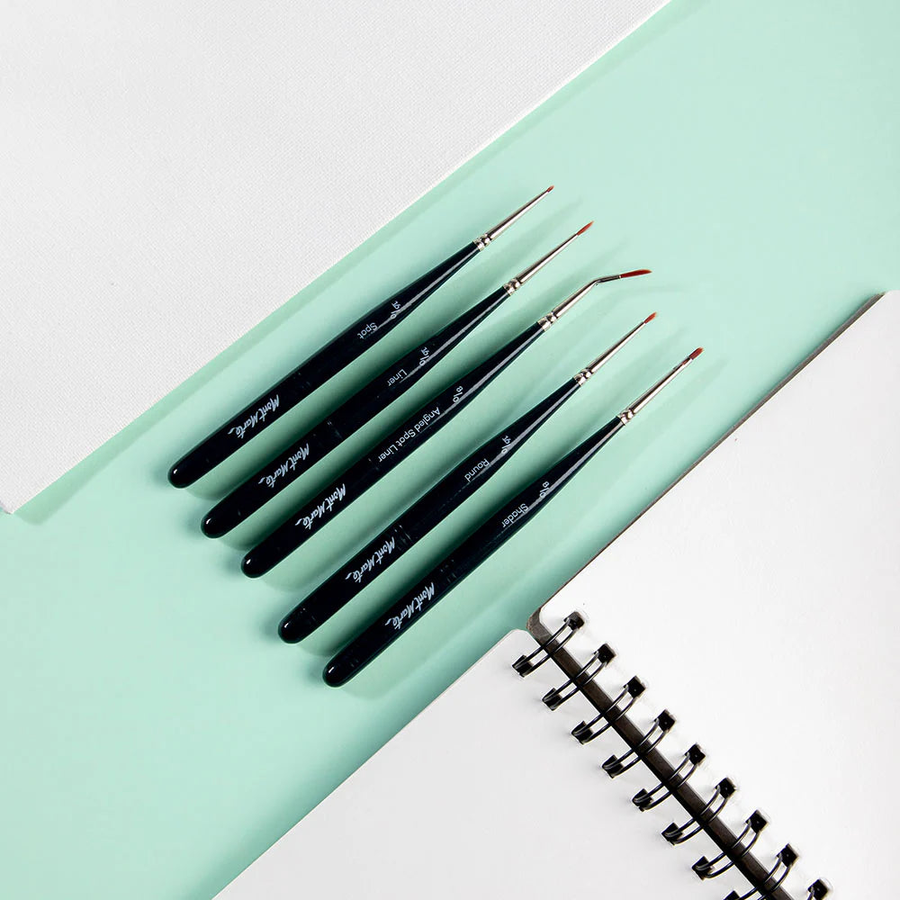 Mont Marte Mini Detail Taklon Brush Set 5pcs