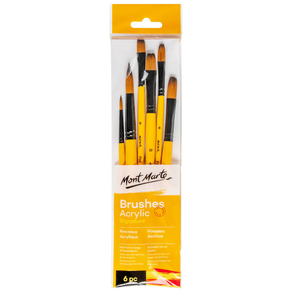 Mont Marte Signature Taklon Paint Brush Set