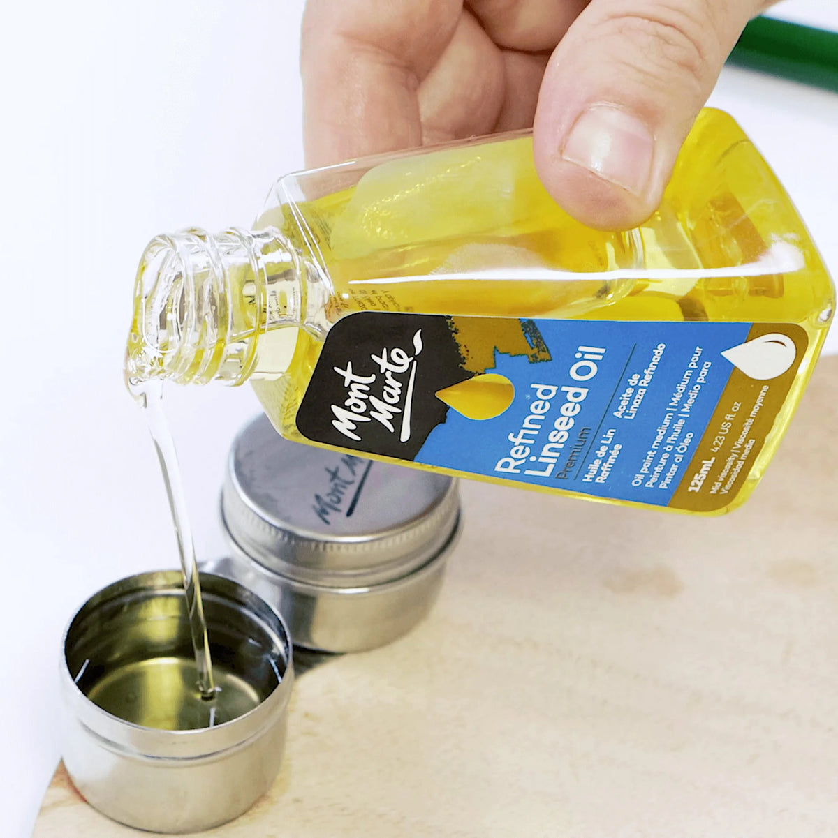 Mont Marte Refined Linseed Oil Premium 125ml