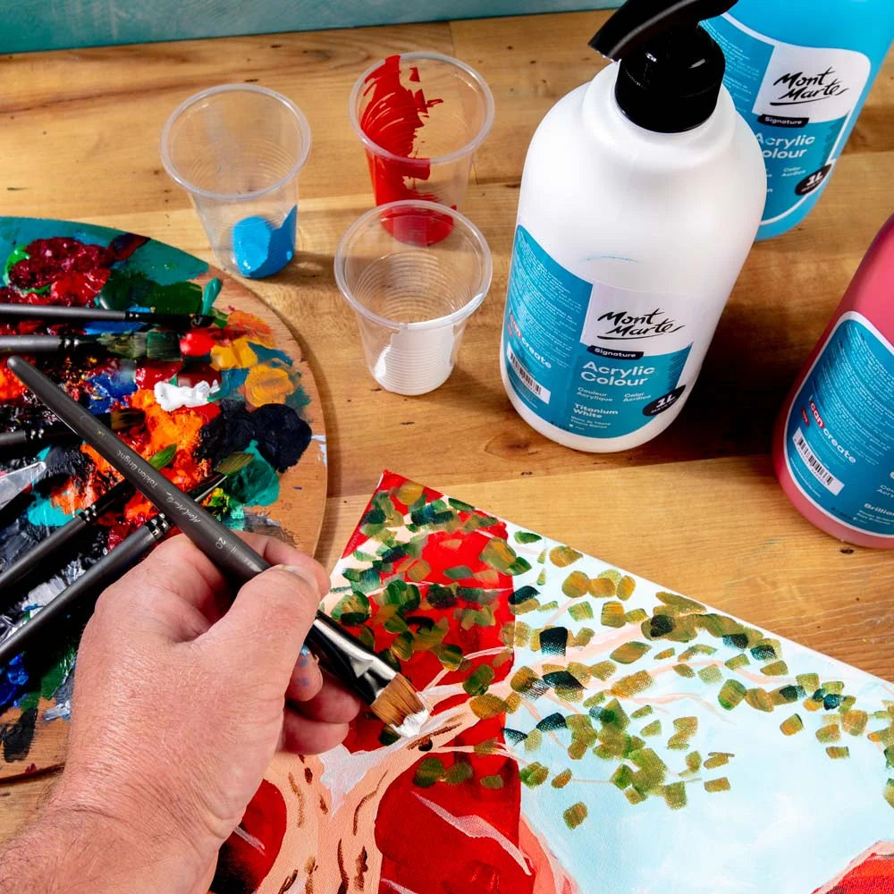 Mont Marte Titanium White Acrylic Paint