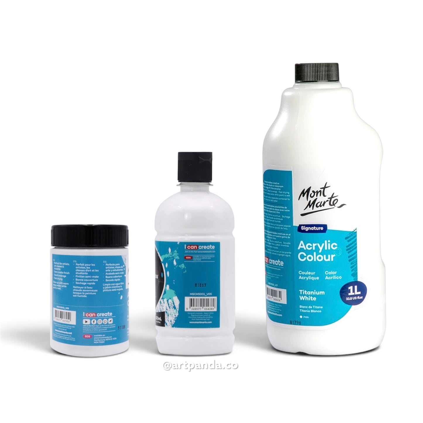 Mont Marte Titanium White Acrylic Paint
