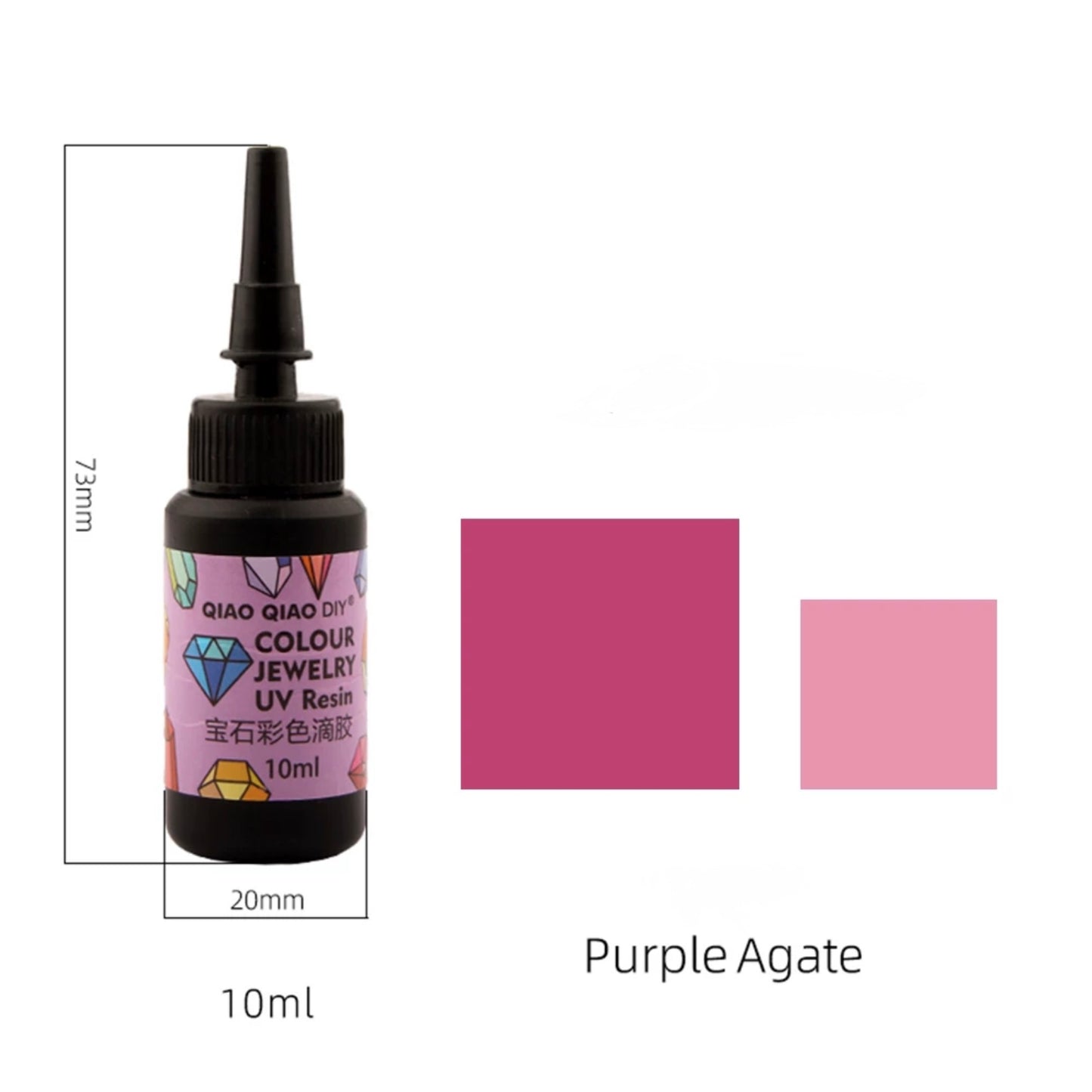 Transcluscent Colored UV Resin 10ml