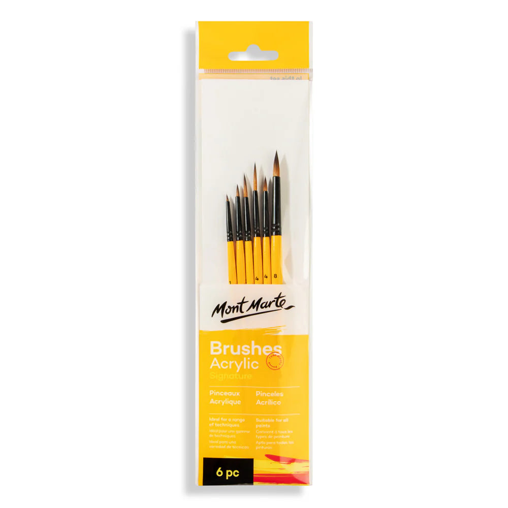 Mont Marte Signature Taklon Paint Brush Set