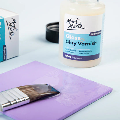 Mont Marte Gloss Clay Varnish Signature 20ml, 60ml & 120ml